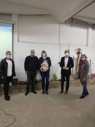 v.l.n.r.: Beatrix Tappe-Rostalski, Holger u. Andrea Schlter, Roy Khne, Sabine Michalek