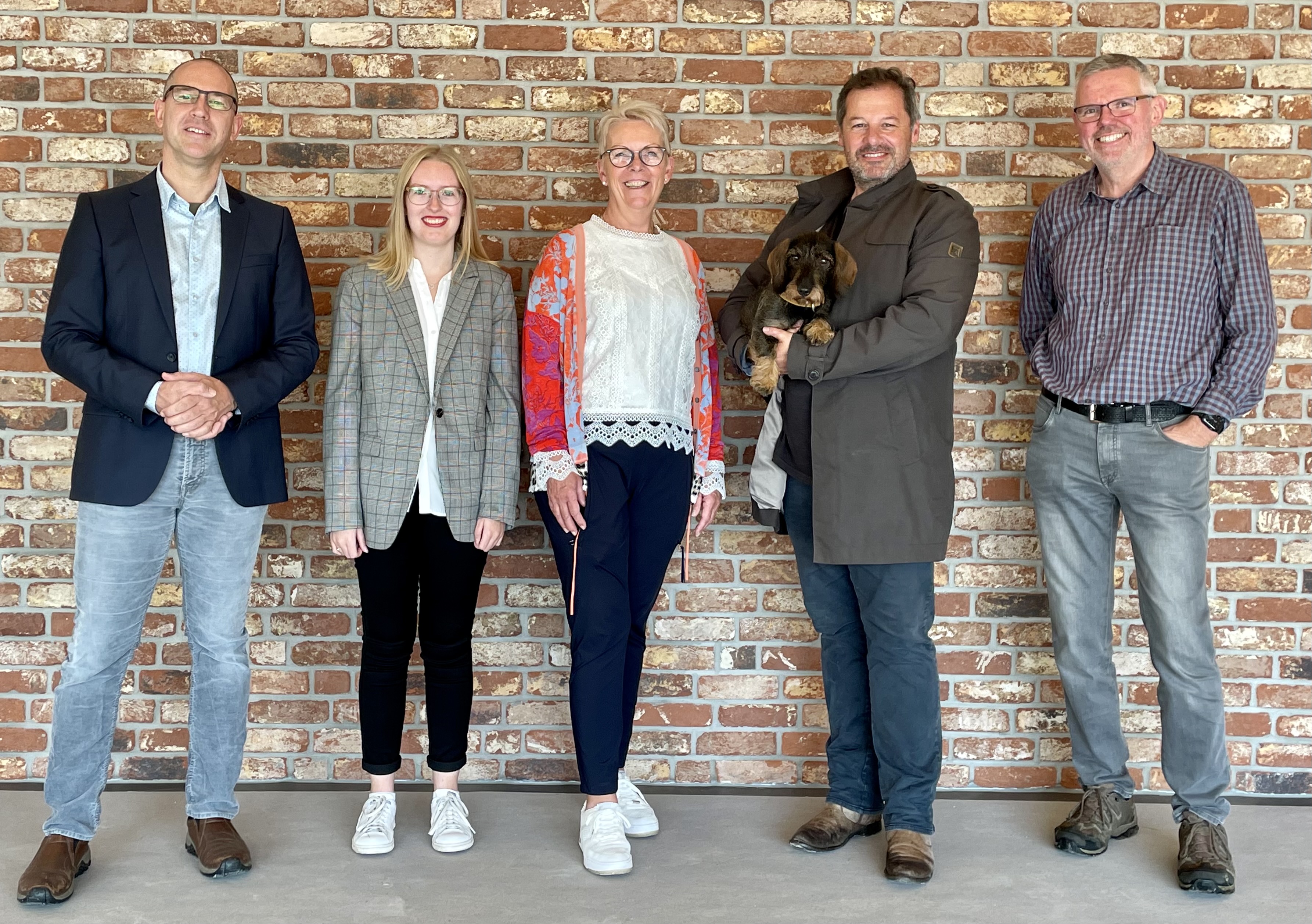 Dr. Andreas Kroll, Melissa Heikens, Beatrix Tappe-Rostalski, Dirk Ebrecht, Heinz-Hermann Wopler (v.l.n.r.)