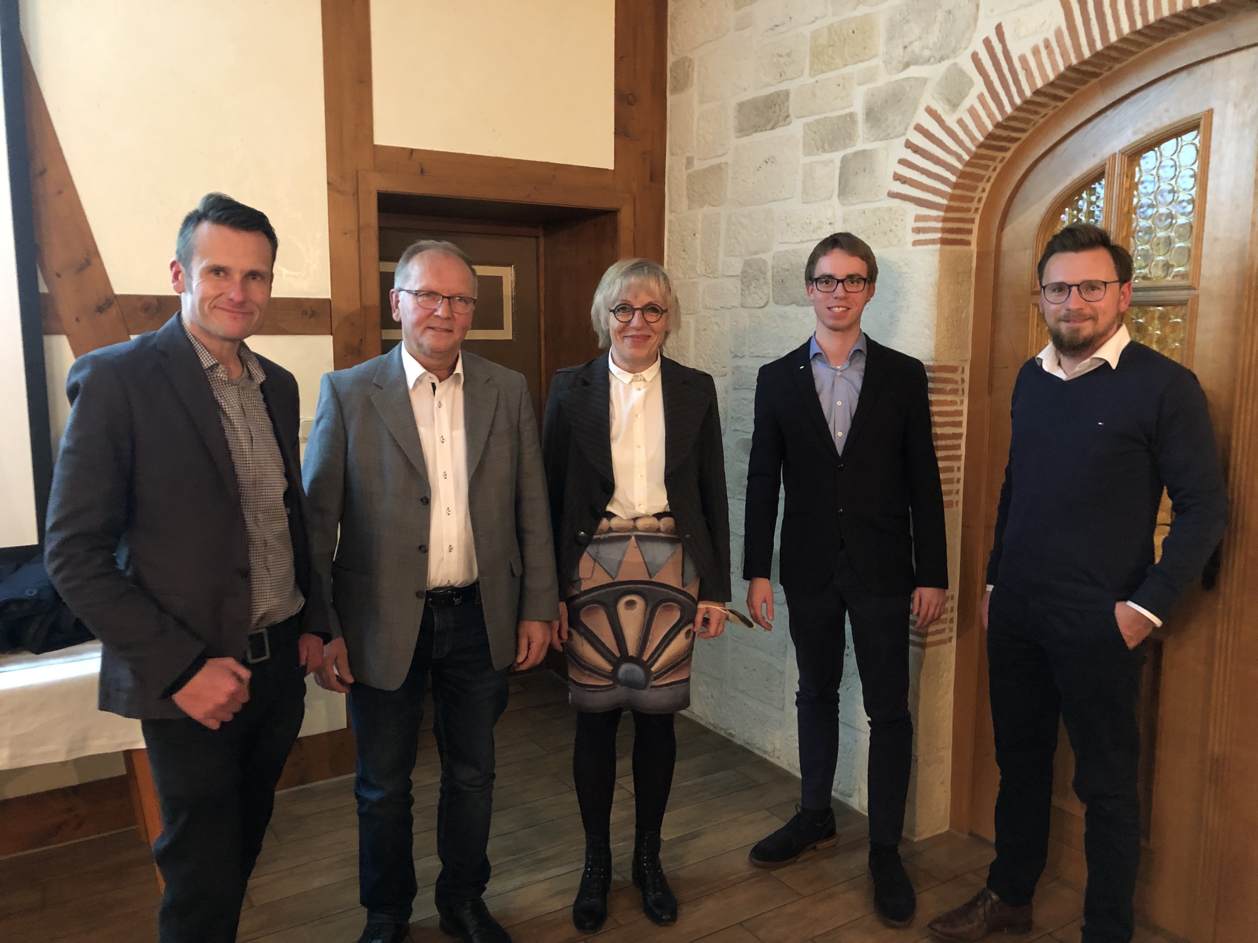 Helmar Breuker, Ulrich Vollmer, Heidrun Hoffmann-Taufall, Frederic Otto, Bjrn Liebig (v.l.n.r.)